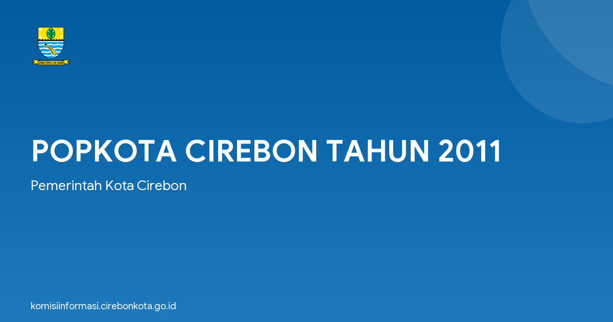 POPKOTA CIREBON TAHUN 2011