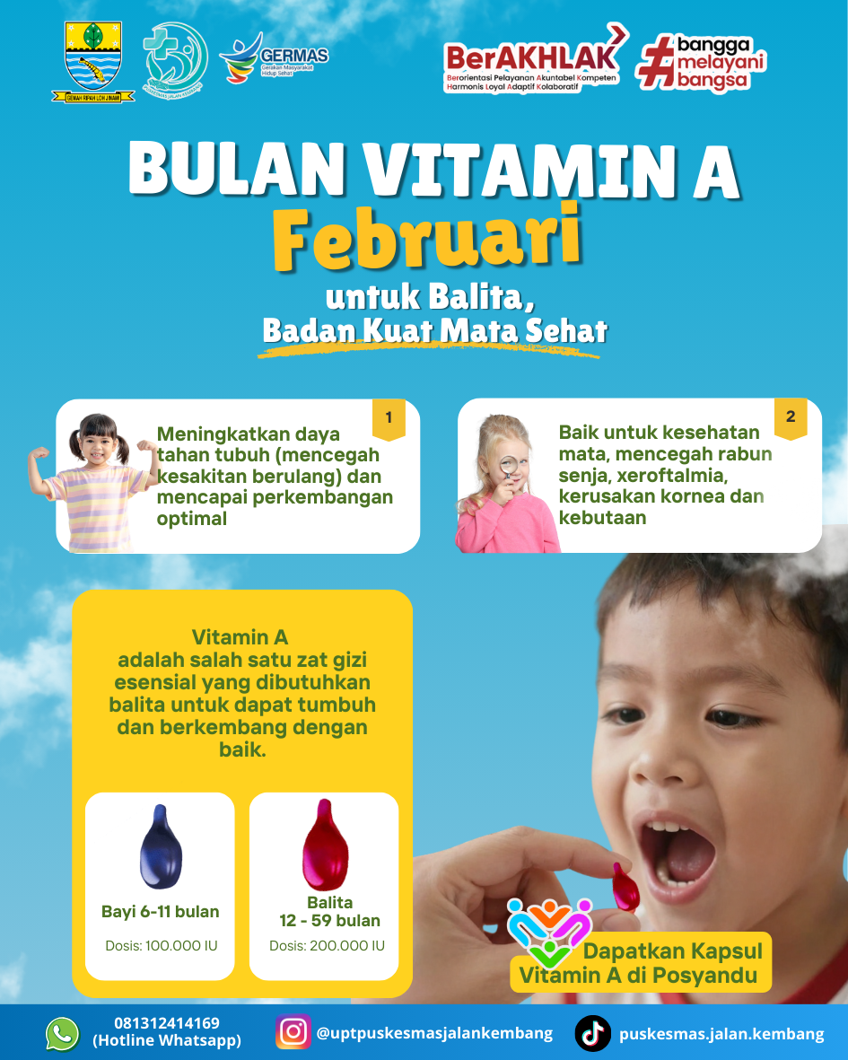 Bulan Vitamin A Februari untuk Bayi dan Balita
