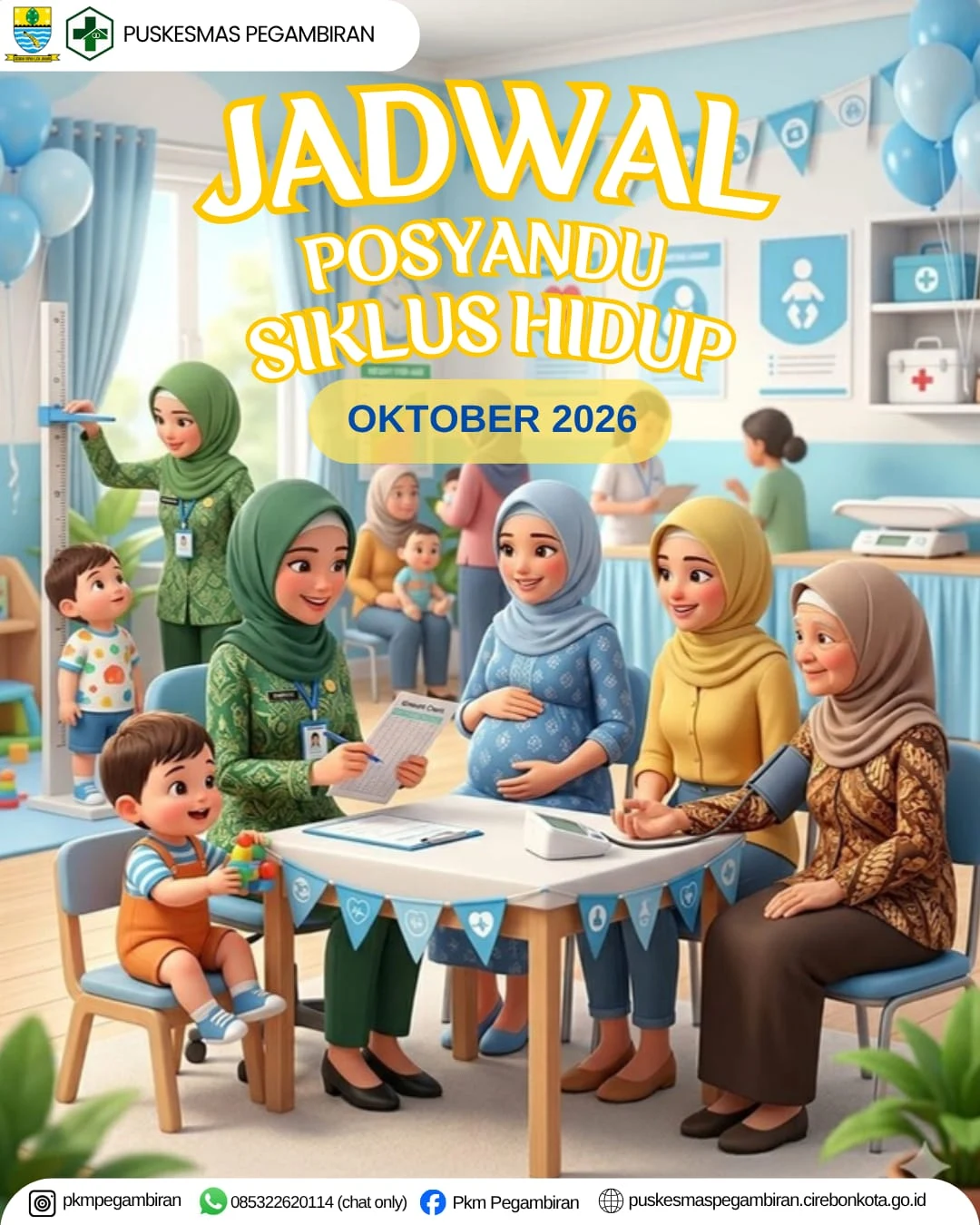JADWAL POSYANDU SIKLUS HIDUP BULAN OKTOBER 2026